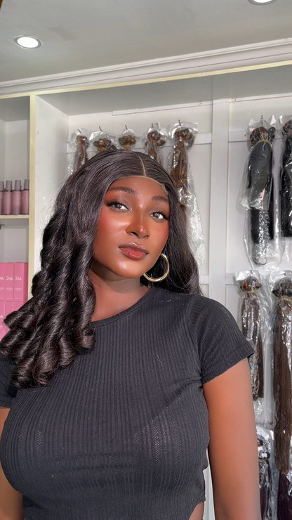 Super Bouncy Hot Trend 5x5 HD Lace Human Hair Glueless Wig