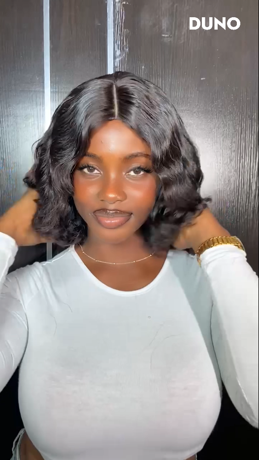 Black Pearl Bounce Human Hair 5x5 Thin Lace Glueless Wig Pre Everything