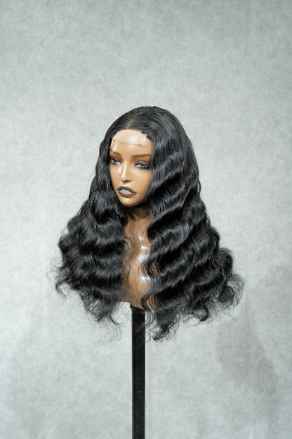 Water Wave Wear Go Glueless Wig Best Natural wavy  20" 2x4 Closure